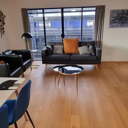 Bel Appartement Contemporain Avec Terrasse Climatisation Et Parking Payant En Option Strasbourg Exterior photo